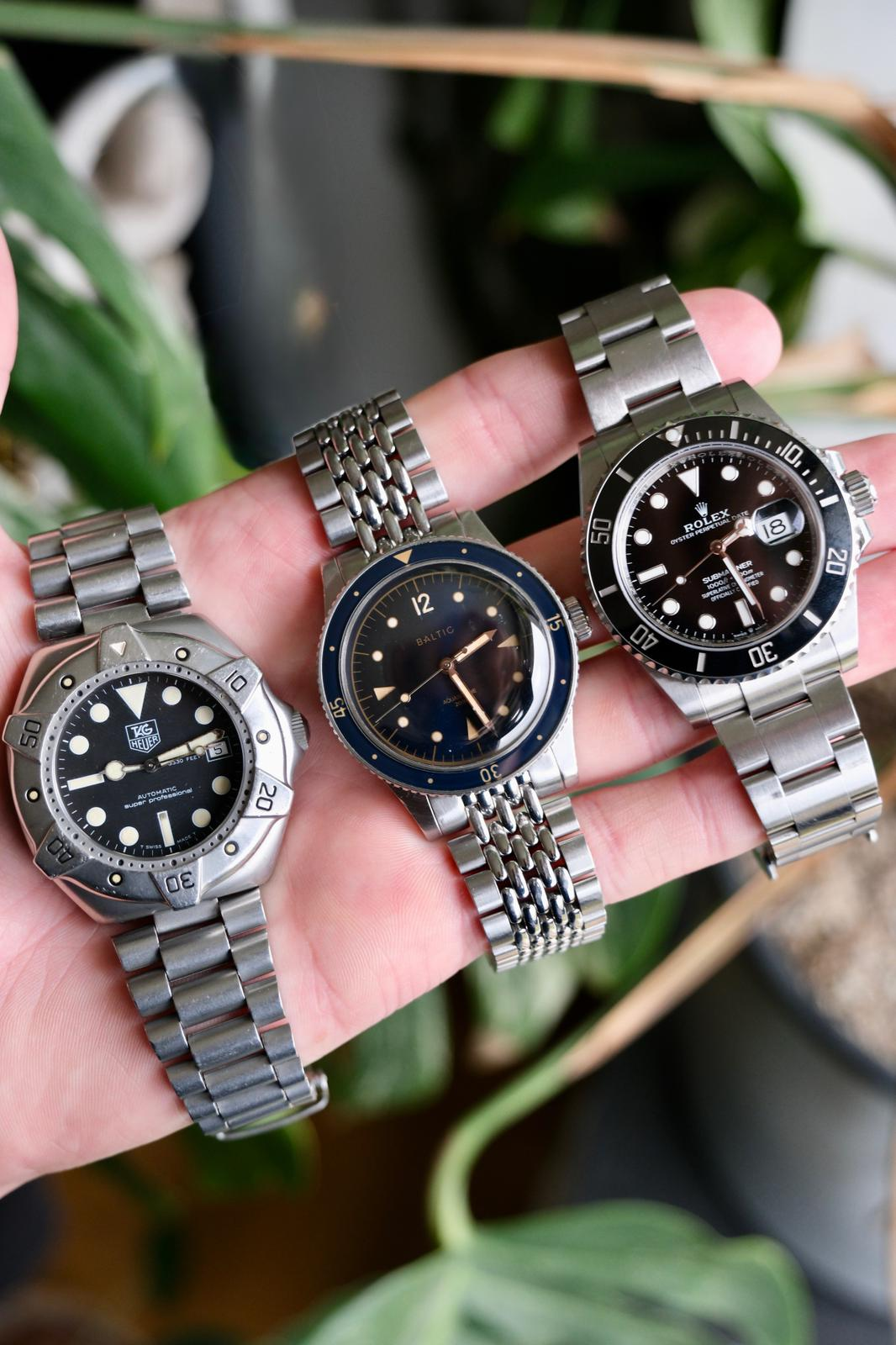 Trois montres Théophile Horlogerie